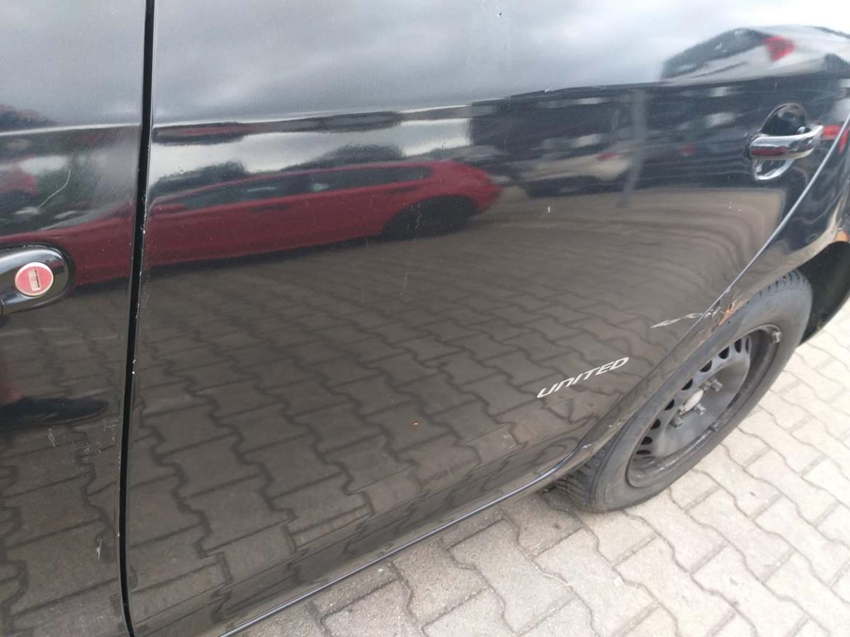 VW Jetta 1K2 original Tür hinten links LC9X Deepblack Bj.2009